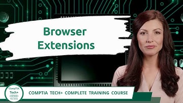 CompTIA Tech+ (FC0-U71) | Browser Extensions | Exam Objective 3.4 | Course Training Video
