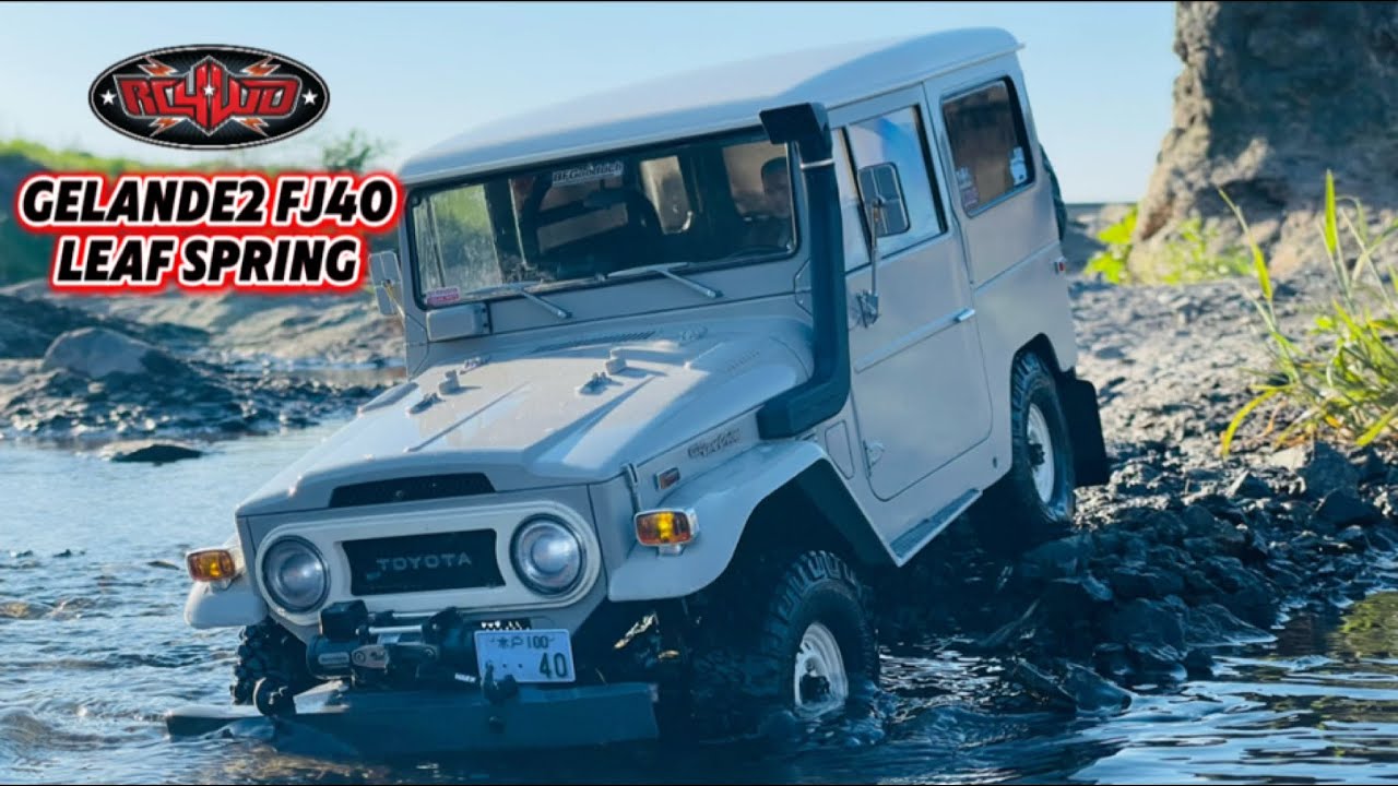RC4WD GELANDE2 FJ40】リーフスプリングのリアルな挙動を楽しむ - YouTube
