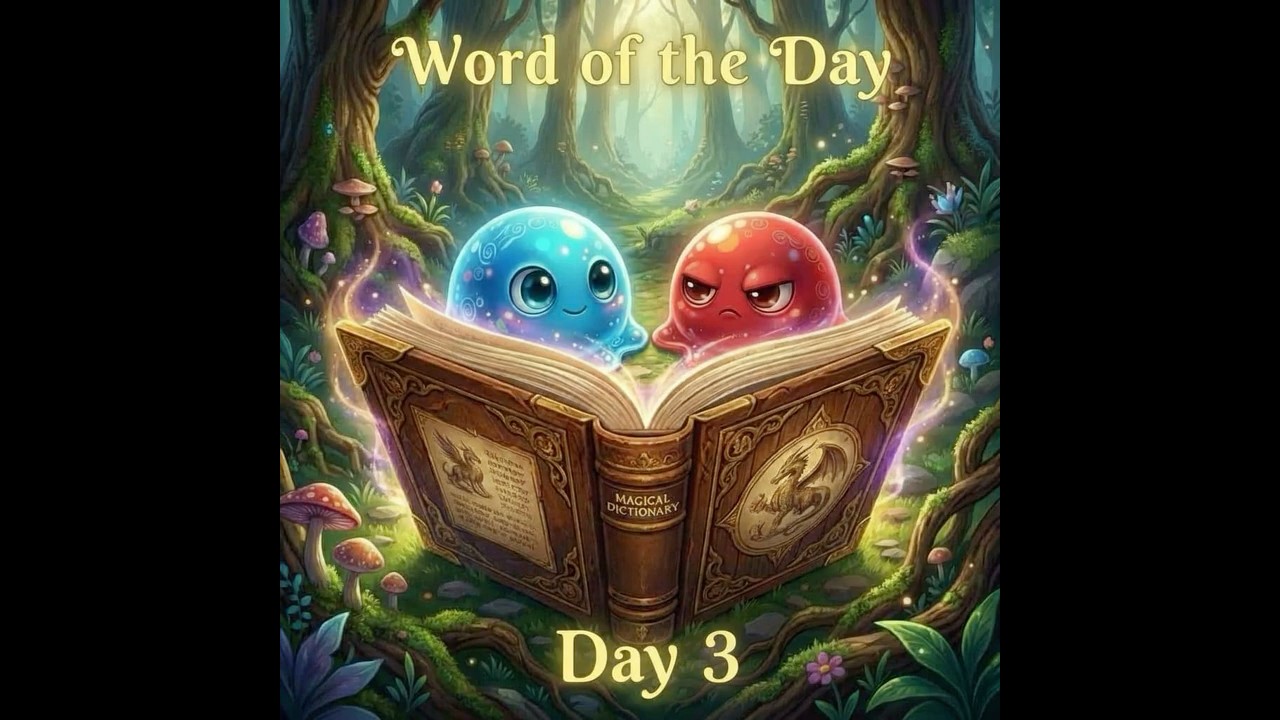 Word of the Day with Rosie and Sky, Day 3