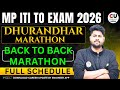 MP ITI TO Marathon Class | Back to Back Marathon All Trade Scheduled | MP ITI TO Vacancy 2026