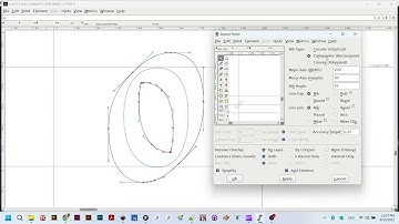 FontForge. Set stroke shape and width