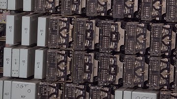 OKI AC125A Crossbar PBX Detailed Demonstration