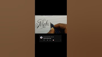 Mohan name calligraphy #youtubeshorts #trending #art #handlettering #artist #viral