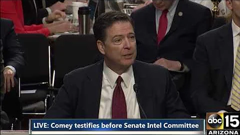 COMEY HEARING: I Don't Think Putin Is A Republican Or A Democrat. "I Agree With That Statement!"