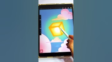 Drawing Cute Sunset in Procreate