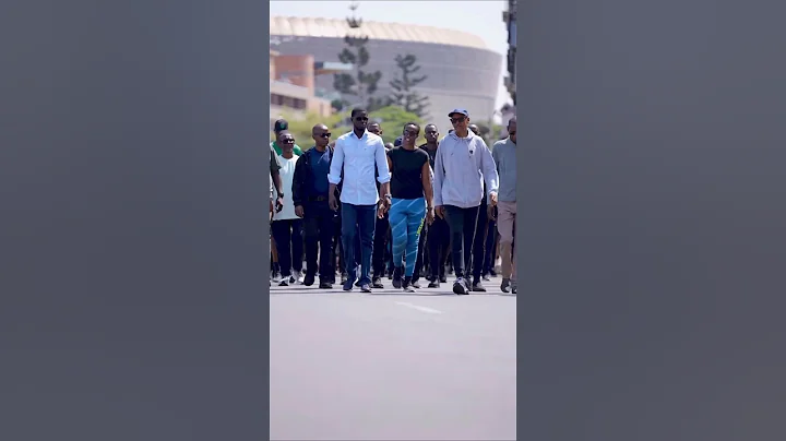 PRESIDENT KAGAME AND DIOMAYE FAYE TAKE PART IN CAR FREE DAY #sports #football #africa #kagamepaul