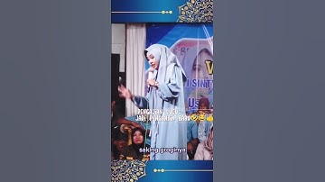 ustadzah Mumpuni jadi pengantin baru,pengajian lucu.