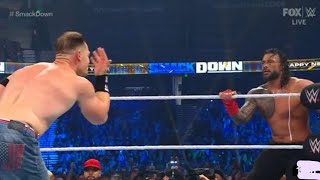 John Cena & Kevin Owens vs Roman Reigns & Sami Zayn - WWE Smackdown