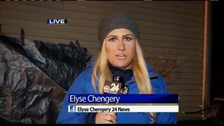 Elyse Chengery on breaking news live shot, car into home 4/15/16