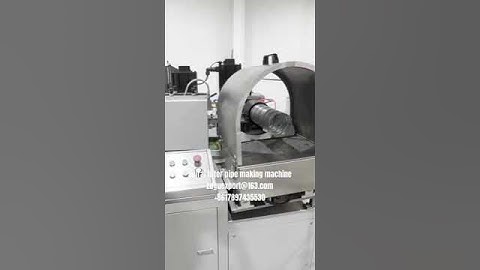 Spiral filter pipe making machine #spiralfilterpipemakingmachine