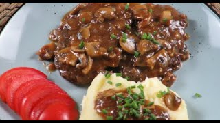 ‍ How to make a delicious ribeye with tasty gravy sauce ‍  | طريقة عمل ستيك لذيذ بالصوص البني