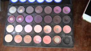 MAC Eyeshadow Collection & Palette Organization