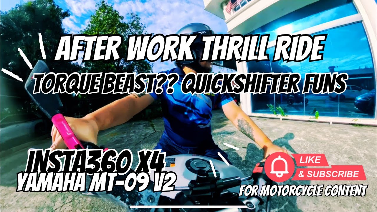 AFTER WORK THRILL RIDE ON YAMAHA MT-09 V2 | TORQUE BEAST |  QUICKSHIFTER FUN