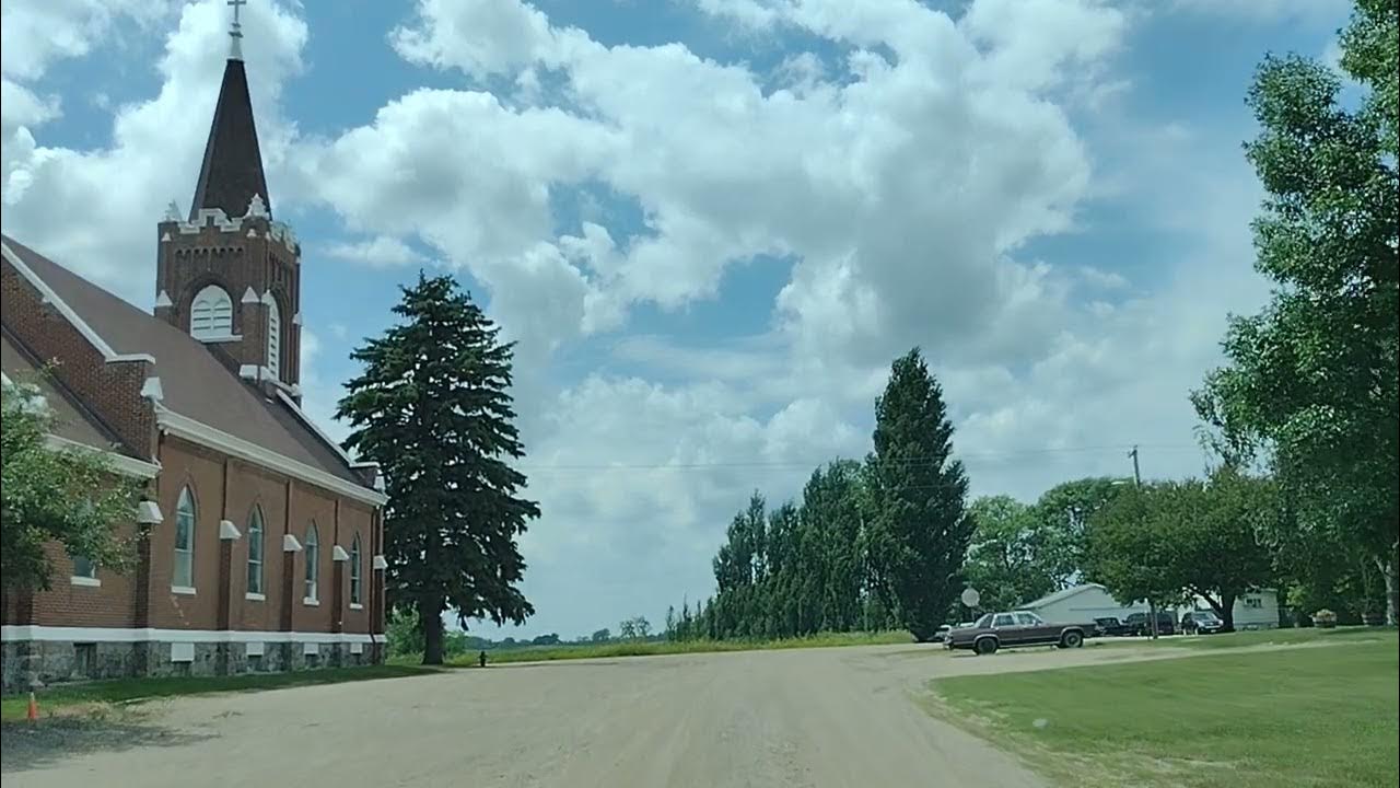 Oriska North Dakota and central ND country road driving YouTube