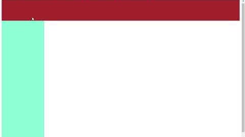 Header,Sidebar with footer