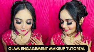 Glass skin engagement makeup tutorial with affordable products | Step by step roka makeup tutorial