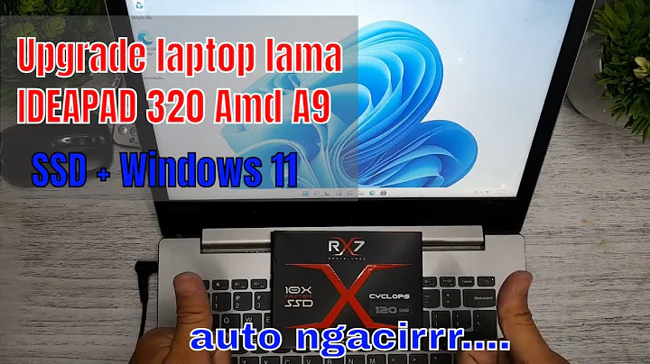 Upgrade Your Lenovo Ideapad 320 Amd A9 to Windows 11 with SSD