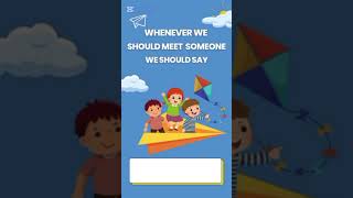 Saying Salam muslimkids asalam o alaikum allah muslimkidseducation