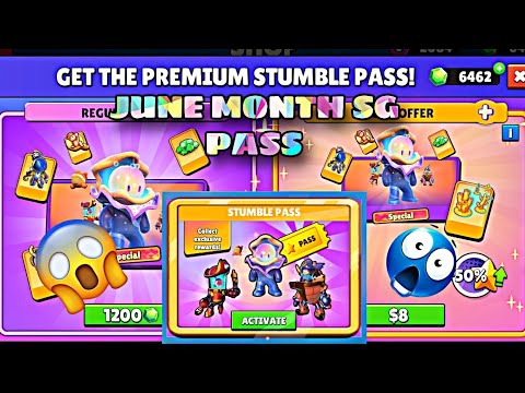 NEW JUNE MONTH STUMBLE PASS || stumble guys