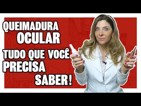 Vídeo: Queimadura De Olho - Primeiros Socorros, Tratamento