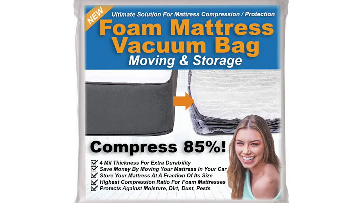 Vacuum Pack a Memory Foam Mattress with a Homie Mattress Bag
