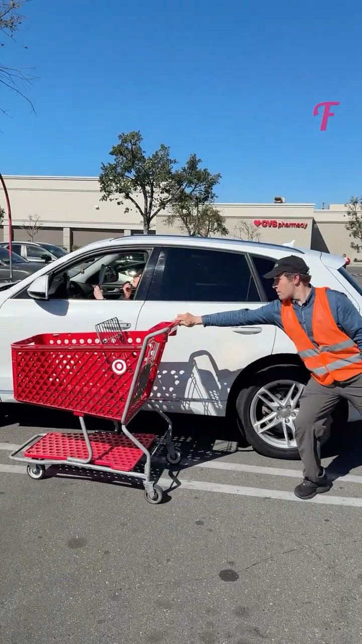 Blocked In! Parking Lot Worker Teaches a Rude Girl a Lesson!  #shorts