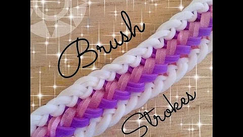 NEW Brush Strokes Rainbow Loom Bracelet