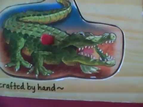 Melissa & Doug Animal Puzzle (with 27 tooth alligator!) - YouTube