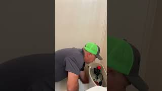Clearing a clogged toilet fill valve