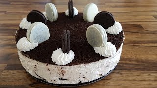 Follow this recipe to learn how make perfect no-bake oreo cheesecake
with white chocolate. you can cake for birthday or any occasion. if
lik...