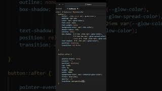 Glowing Button Animation with CSS and HTML