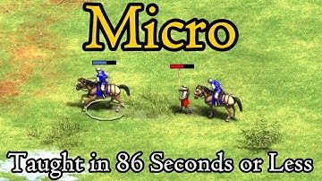How to Micro Any Unit in AoE2 Shown in 86 Seconds or Less