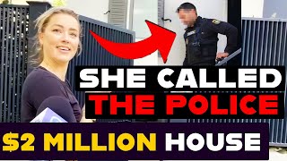 AMBER HEARD visited by Police in her $2 MILLION dollar house