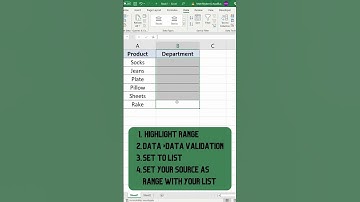 How to Create a Drop-Down List in Excel