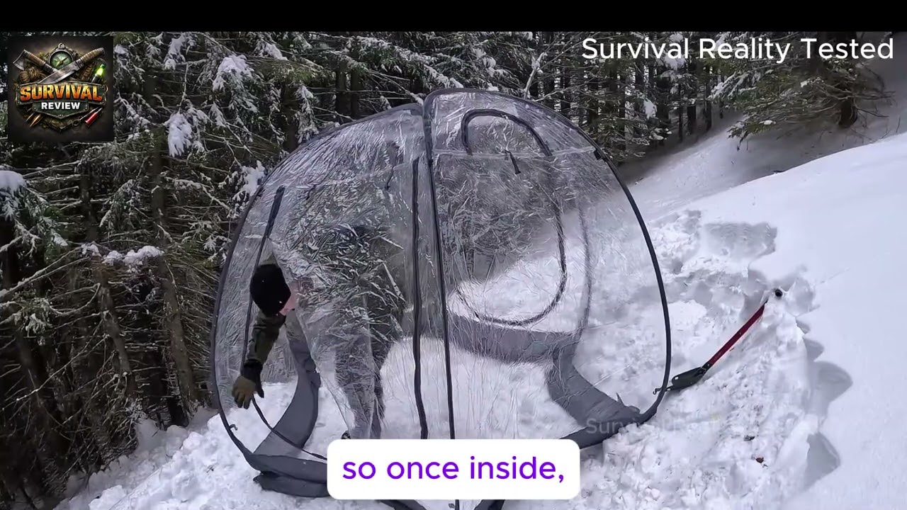 Blizzard Camping in the Forest | Cozy Winter Sleep Story