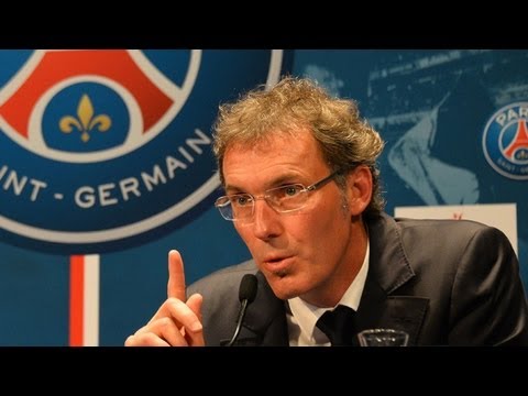 Laurent Blanc takes first training session with PSG