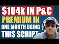 How This Insurance Agent Wrote $104k In P&amp;C Premium In One Month!