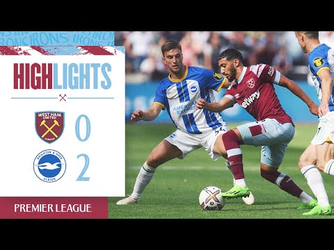 West Ham 0-2 Brighton | Premier League Highlights
