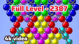 Bubble Shooter Video Game: Full Level 2387 | Bubble Shooter Old Game | Bubble Shooter Gameplay (4k)  screenshot 3