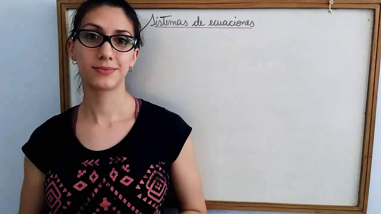 Sistemas de ecuaciones. Método de sustitución y gráfico