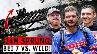 Thumbnail for BACKFLIP AUS 24 METERN mit Fritz Meinecke und Survival Mattin! | Kurz nach 7 vs Wild!