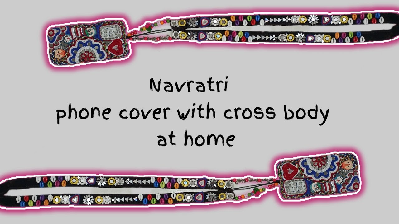 Simple lace se Phone cover crossbody belt 