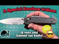 Unboxing a kershaw carbon fiber iridium knife a special run thats pretty nice