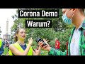 Was sagen Demonstranten? Corona Demo Berlin