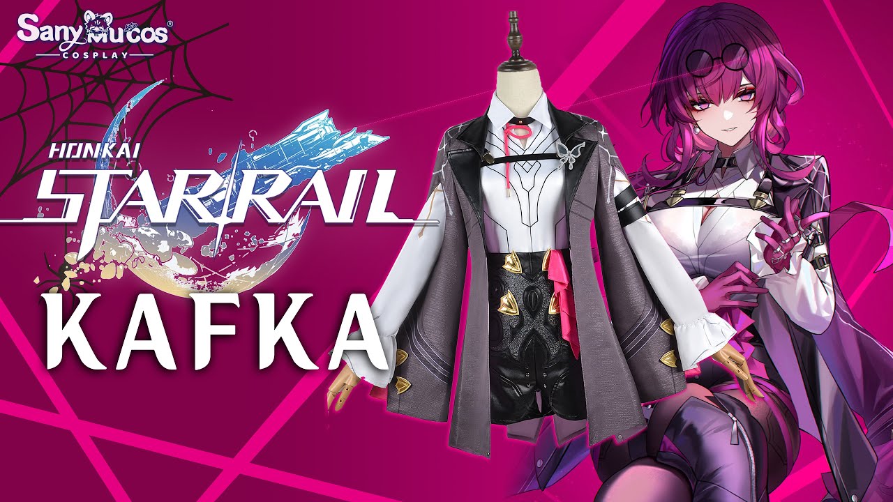 【SanyMuCos】Honkai: Star Rail Kafka Cosplay Costume Plus Size Detail Show