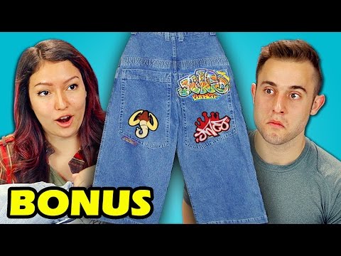 Teens React To Jnco 90s Fashion Trend Bonus 90 Youtube