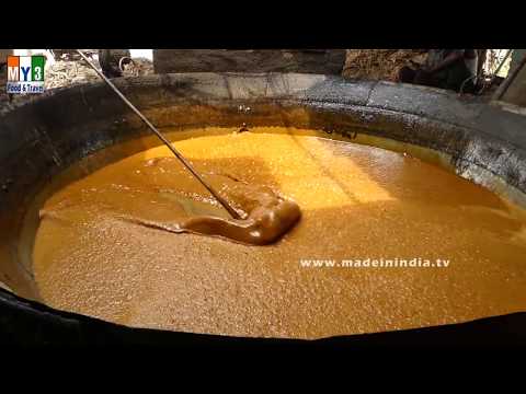 Traditional Jaggery Making | Jaggery Making Process from Sugar Cane | MAKING OF GURR