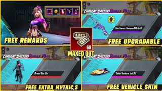 For 60 UC A6 Royal Pass | Free Maxed Out A6 Royal Pass 1 To 100 RP | Free Extra Reward | PUBGM screenshot 1