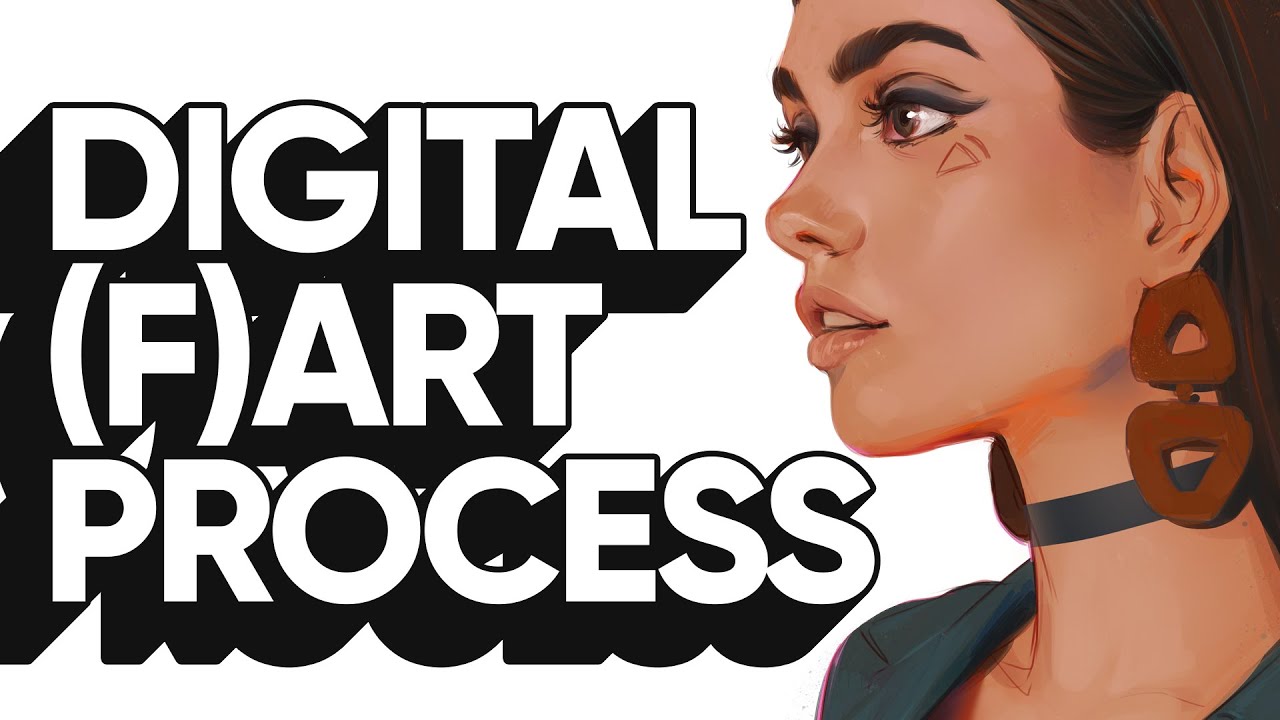 My Digital Painting Process - YouTube