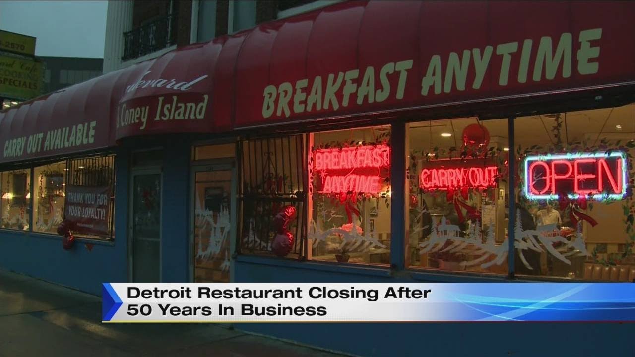 Detroit restaurant closing after 50 years YouTube